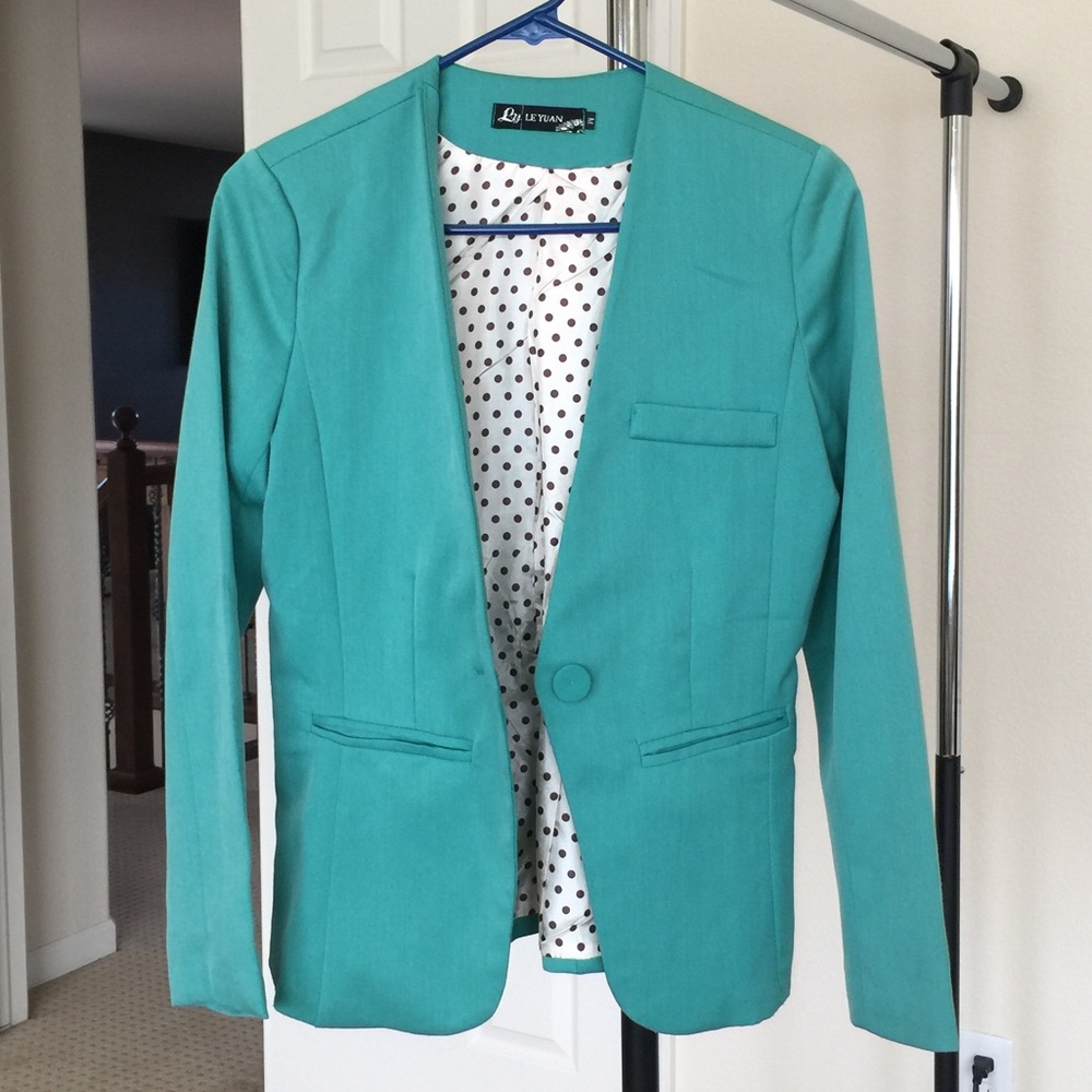 Teal Blazer